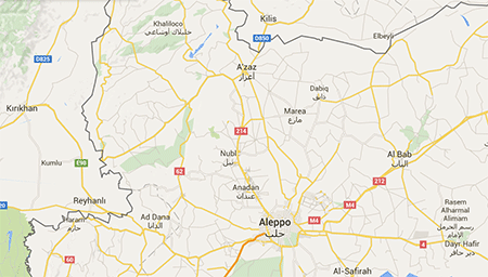 El Ejército sirio se dirige a liberar Aazaz, en la frontera con Turquía