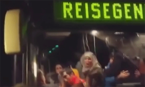 Gritos racistas contra los refugiados en Alemania