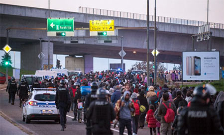 Austria despliega a su Ejército en la frontera con Eslovenia