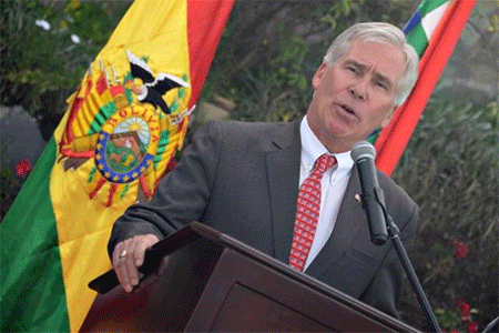 El encargado de negocios de EEUU en Bolivia podría ser expulsado