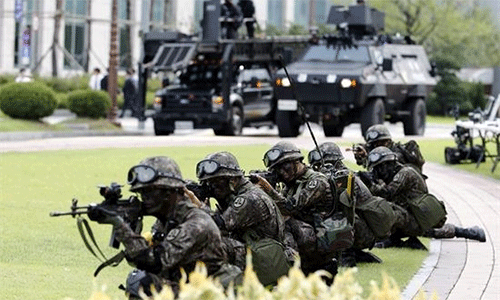 Seúl y Washington ensayan el traslado de tropas de EEUU