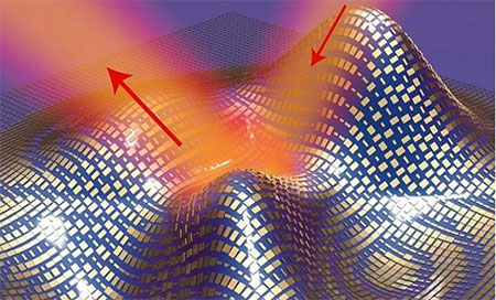 Capa de invisibilidad capaz de ocultar una pelota de tenis