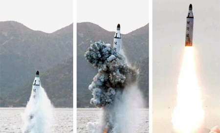 Pyongyang vuelve a lanzar un misil balístico desde un submarino