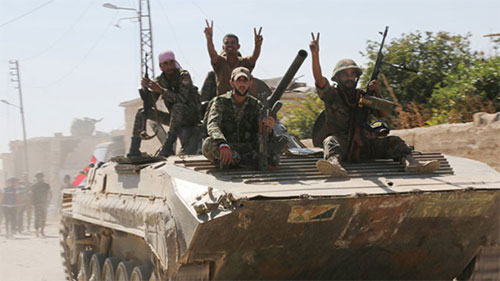 Ejército sirio continúa operaciones contra terroristas en todos los frentes