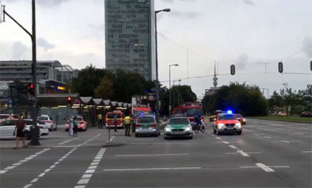 Tiroteo en un centro comercial de Munich 