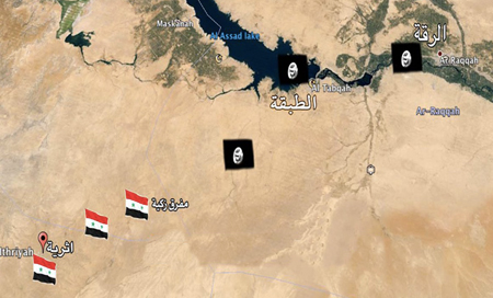El Ejército sirio llega a las fronteras de la provincia de Al Raqqa