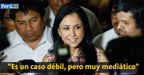 Es un caso débil, pero muy mediático