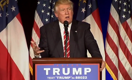 En el marco de una reunión electoral en Atlanta, EEUU