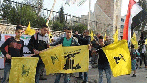 Una marcha en Belén en apoyo a la resistencia de Hezbolá