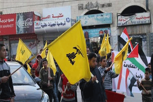 Una marcha en Belén en apoyo a la resistencia de Hezbolá