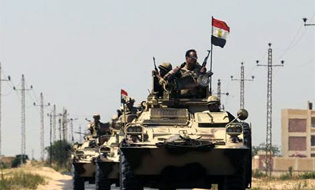 Ejército de Egipto mata a 60 terroristas en el Sinaí