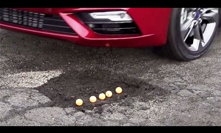 Ford desarrolla un sistema de suspensión que vuela por encima de los baches