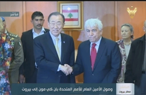 El secretario general de la ONU inicia una visita de dos días a Líbano