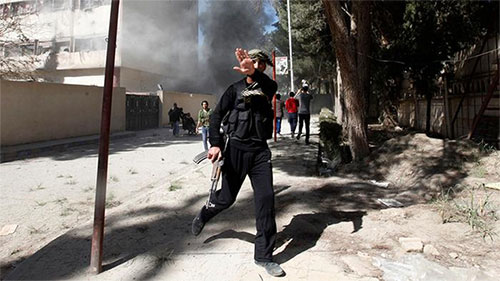 Ataques aéreos contra el principal feudo de Daesh en Siria