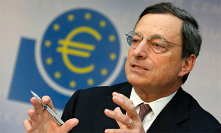 Draghi: La economía mundial continuará con su recuperación 