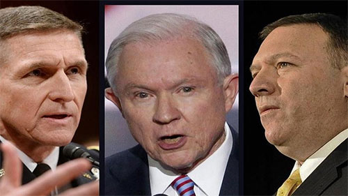 Los tres “halcones” de Trump