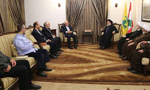 El líder de Hezbolá recibe al canciller iraní