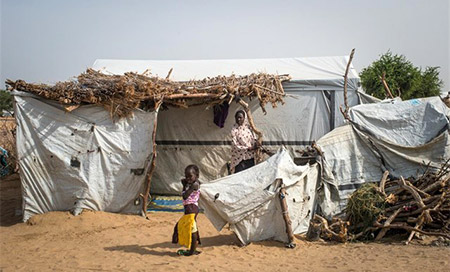 Un millón de residentes en el lago Chad se quedan aislados