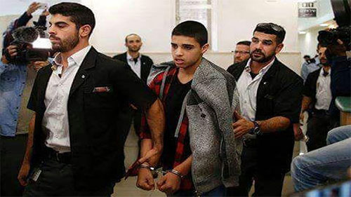 Tribunal de la ocupación israelí condena a un menor palestino a 12 años de prisión