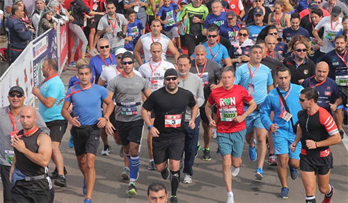 Día maratónico en Beirut