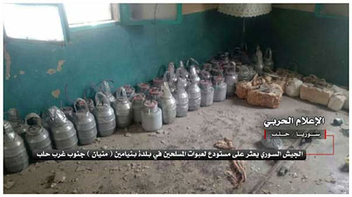 Ejército sirio desmantela talleres de bombas de terroristas