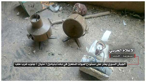 Ejército sirio desmantela talleres de bombas de terroristas