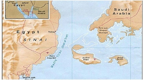 Las islas de Tiran y Sanafir permanecerán bajo soberanía egipcia
