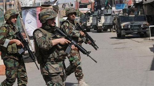 Detenidos diez peligrosos terroristas en una incursión del Ejército de Líbano