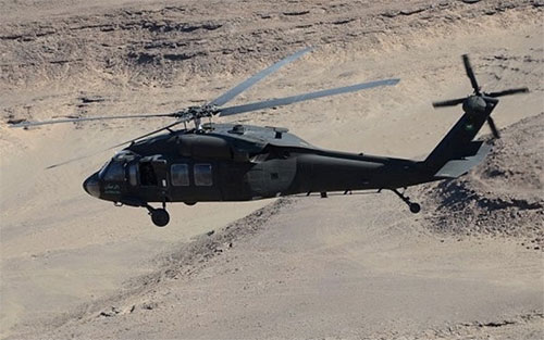 Derribado un helicóptero Black Hawk de la agresión saudí en Yemen