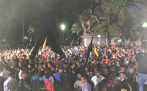 Venezolanos celebran triunfo constituyente