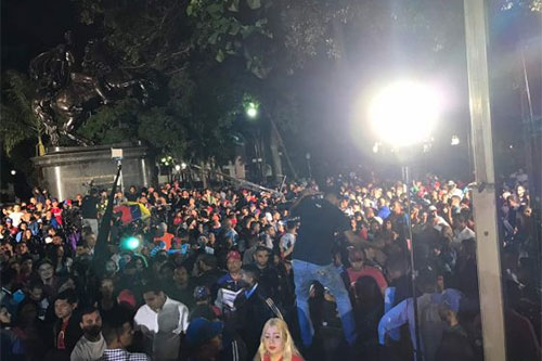 Venezolanos celebran triunfo constituyente