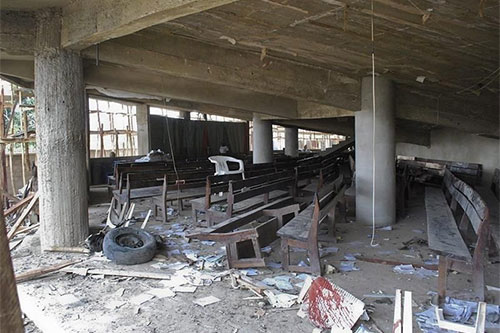 Once muertos en el “espantoso crimen” en una iglesia en Nigeria