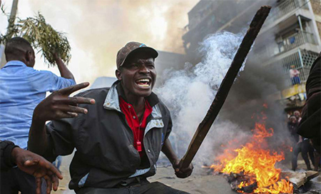 Más de nueve muertos durante protestas en Nairobi