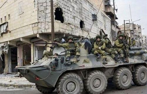 Tropas rusas se despliegan en Homs