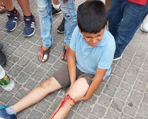 Un colono israelí atropella a cuatro niños palestinos