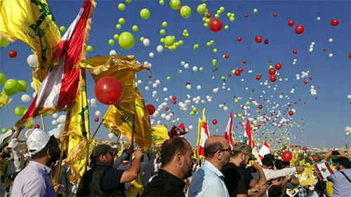 Hezbolá celebra “tiempos de Victoria” sobre el enemigo sionista y los terroristas takfiríes