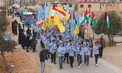 Escolares organizan una manifestación de solidaridad con Al Quds