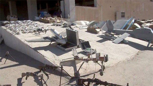 Decomisan en Siria grandes cantidades de armas que pertenecían a Daesh