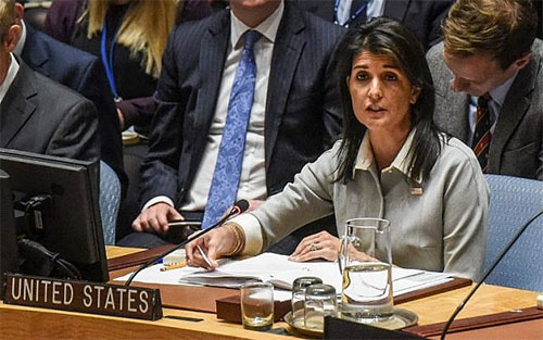 Estados Unidos acusa a la ONU de “hostilidad” contra la ocupación israelí
