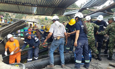 Mueren seis personas por explosión de una mina en Colombia