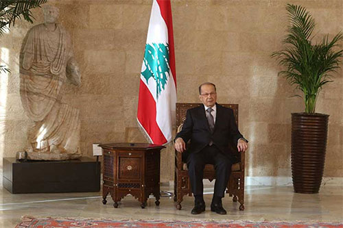 Presidente libanés saluda voto de Asamblea General de la ONU