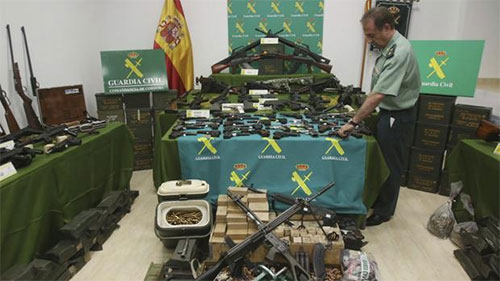 Golpe al tráfico de armas en la Unión Europea
