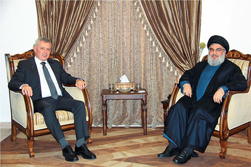 El líder de Hezbolá se reúne con el líder de Al Marada