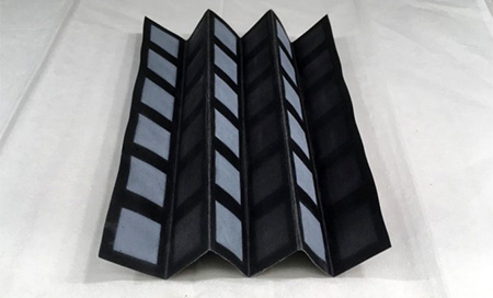 Crean una pila eléctrica en forma de hoja de papel 