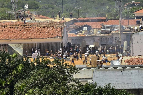 Frustran una fuga masiva de la prisión de Alcaçuz