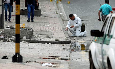 ELN reivindica la autoría del atentando de Bogotá