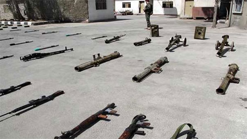 Incautado un gran cargamento de armas destinado a los terroristas en Qalamún