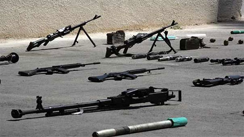 Incautado un gran cargamento de armas destinado a los terroristas en Qalamún