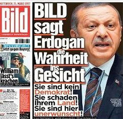 Bild proclama a Erdogan persona “non grata”