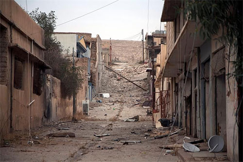 Daesh retiene a los civiles como rehenes en la parte occidental de Mosul